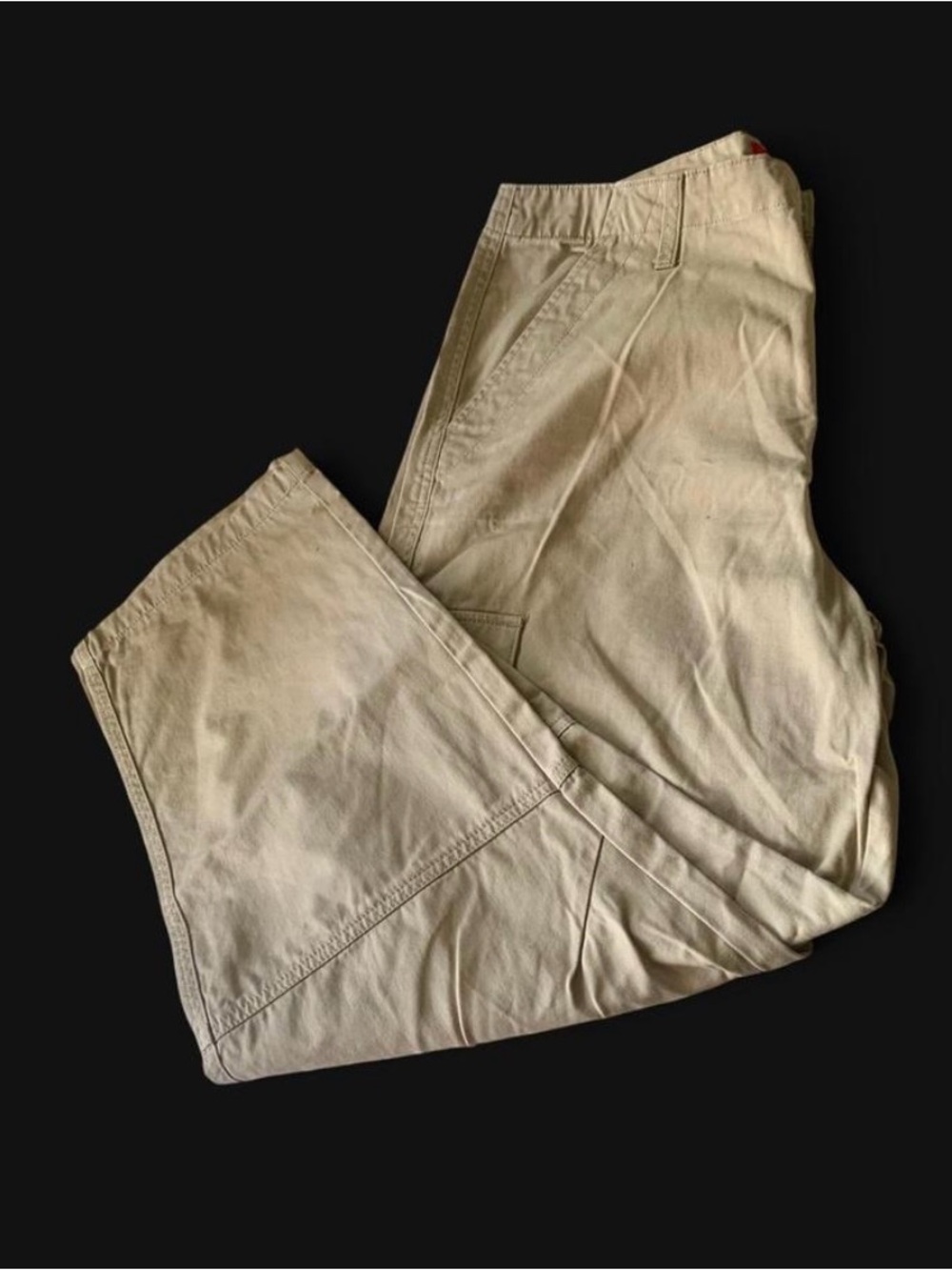 Dickies tan cargo cotton pants Size 31 women streetwear Gorpcore straight leg